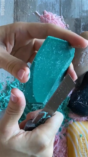 10K views · 193 reactions | ASMR Soap cutting Soap Carving (35) | 2X Kol ASmr | Facebook