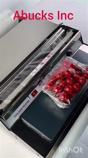 Small Cling Film Tray Wrapping Machine