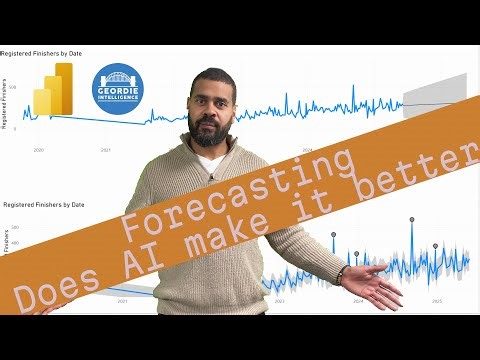 Forecasting in Power BI (with or without AI)