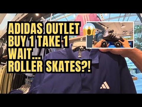 Nuvali Adidas Outlet: Buy 1 Take 1 Deal… Plus Random Roller Skates?! 😲 | Outlet Store Tour