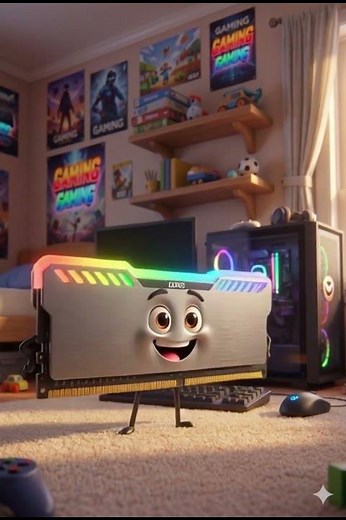 แรม (RAM - Random Access Memory) #mountains #ai #ram #robot #led