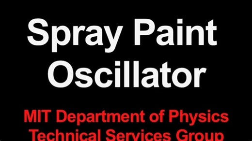 Spray Paint Oscillator - function of SHM oscillation 简谐振动函数图像演示