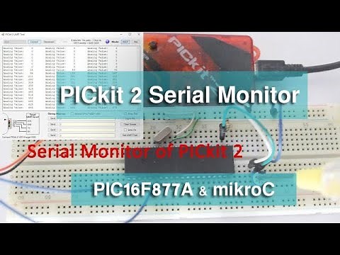 How to use Serial Monitor and PIC microcontroller