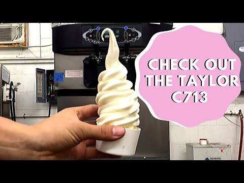 Taylor C713-33 3 phase Air Cooled Soft Serve Ice Cream Machine