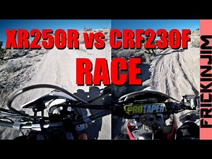 XR250R vs CRF230F RACE - Head to Head Shootout