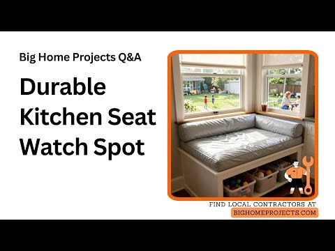 Kitchen Window Seat With Marine Plywood Trim