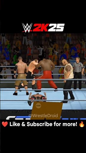 🤯 best match in wwe game for android #wwe2k25 #dolphinemulator #wweshorts #wrestledroid #wwe