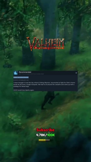 Best Steam Reviews of Valheim! #gaming #steam #valheim
