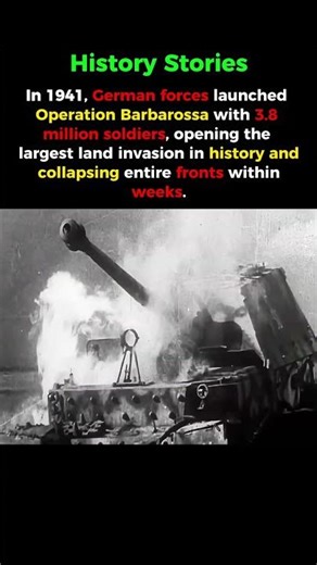 Operation Barbarossa: The Largest Invasion in History