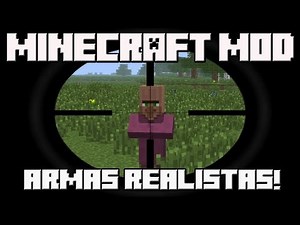 Minecraft 1.5.1 Mod armas realistas!