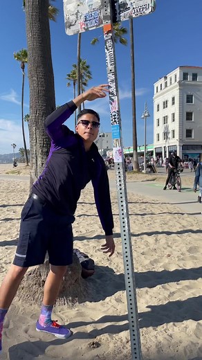 Challenge accepted! 😈 #venicebeach #replicachallenge | Abiud Sando