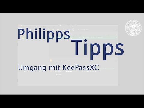 Passwortverwaltung mit KeepassXC