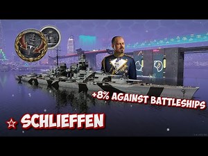 World of Warships Legends Gameplay with the POWERFUL Schlieffen!