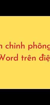 How to change fonts in Word on your phone