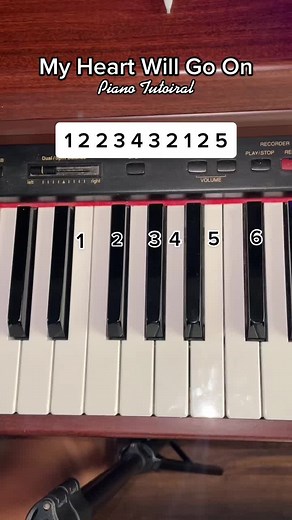 Learn Easy Piano Tutorial for 'My Heart Will Go On' from Titanic
