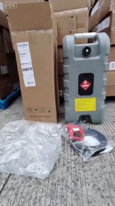 15 Gallon Gas Can, Heavy-Duty Fuel Tank with Manual Transfer Pump & 10FT Hose, Portable Gas Caddy with Wheels, Leak-Proof Gas Container for Lawn Mowers, Cars, Boats, ATVs, Grey