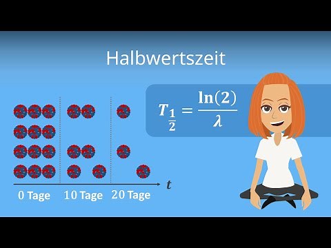 Halbwertszeit: berechnen - einfach erklärt