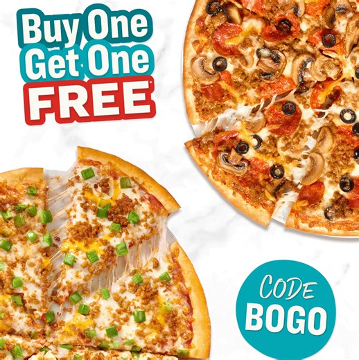 🍕 BOGO free pizza is here! Perfect for cozy nights! Just use code BOGO online and you’ll get your second pizza of equal or lesser value FREE! Online only. Exclusions apply. | Papa Murphy's Pizza