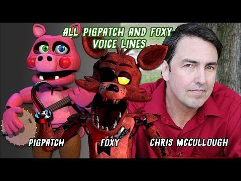 All Foxy and Pigpatch Voice Lines with SUBTITLE | Ultimate Custom Night