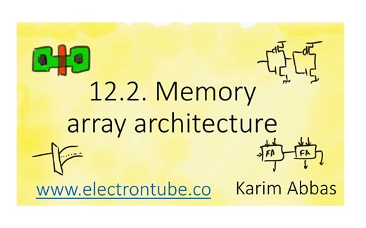 12.2. Memory array architecture