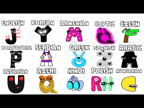 Learn languages Alphabet lore but it's different countries! (Full Version)