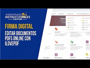 Firma Digital - Editar documentos PDFs online con iLovePDF