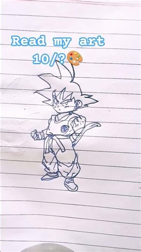 dragon Ball z drawing 😁