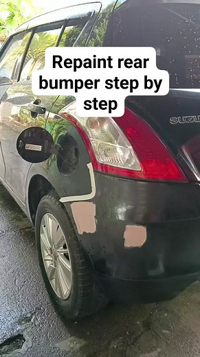 Repaint rear bumper step by step #reelsviralシ #reelsfypシ #reels2023 #reelsvideo #trendingreels #reelsfb #trendingreelsvideo #reelsviral #lifecoach #trend #trending #carrepair #autopaint #carrepaint #highlights #followers Jontue's Car Paint Jobs and Car for sale | Jontue's Car Paint Limitlesz Autoworksz