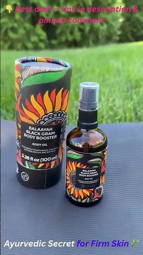 Firm Saggy Skin & Glow! Balaayah Black Gram Body Oil ✨