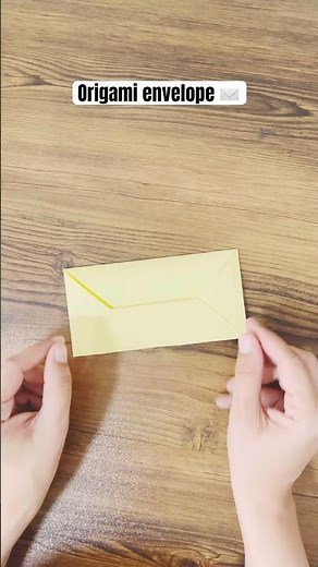 How to Make a Cute Origami Envelope | Easy Paper Craft Tutorial #Shorts #paperart #origamipaper
