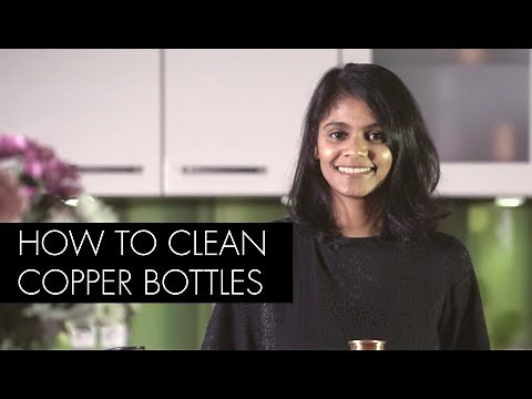 Clean your copper bottles and glasses within minutes.