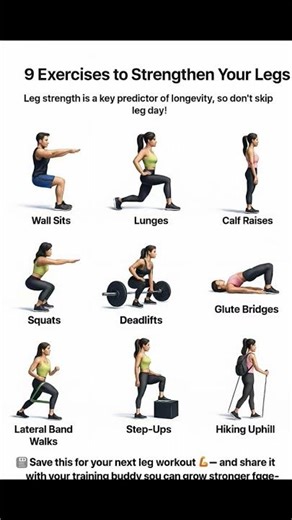 “9 Leg Exercises You MUST Do for Real Strength!”#workout #trendingshorts #viralshorts