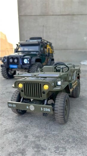 1:12 Vs 1:8 Scale Comparison RC Jeep #shorts