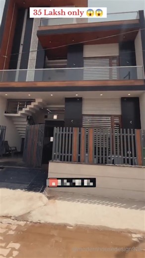𝐌𝐨𝐝𝐞𝐫𝐧 𝐡𝐨𝐮𝐬𝐞 𝐝𝐞𝐬𝐢𝐠𝐧 on Instagram: "35 Lakh me itna LUXURY HOUSE? 😱🔥 Socho agar modern elevation + premium interior + modular kitchen + false ceiling + luxury lighting sab kuch sirf 35 lakh budget me mil jaye! 🤯 Ye modern house design un logon ke liye hai jo low budget me high class home chahte hain 🏠✨ Is video me aap dekhenge: ✔️ Luxury bedroom interior ✔️ Modular kitchen design ✔️ Premium false ceiling ✔️ Wooden + grey theme interior ✔️ Modern elevation with balcony Agar aa