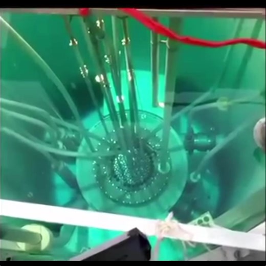 When a nuclear reactor first powers on, it glows with an otherworldly blue light, one of the rarest sights on Earth.😮 That glow is called Cherenkov radiation, a phenomenon that occurs when charged particles travel through water faster than light can move in that same medium. It's not the light of fire, but of pure energy breaking a physical boundary. First discovered in 1934 by Russian physicist Pavel Cherenkov, the effect was later explained by Ilya Frank and Igor Tamm, earning all three the 1