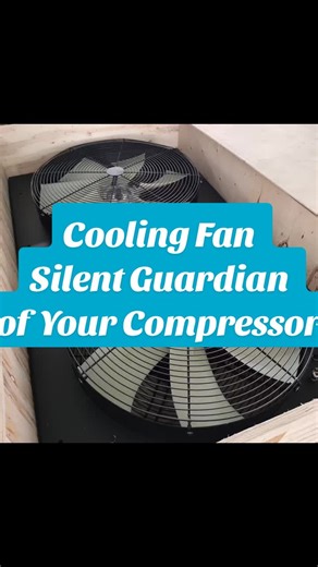 Cooling fans protect your compressor from overheating. ⚠️ Worn fans can reduce airflow & damage other parts. Replace when noisy or unbalanced. #coolingfan #compressor #atlascopco #compressormaintenance #compresor