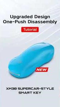 Safe & Easy Disassembly: The New Xhorse XM38 Supercar Key #xhorse #vvdi #xm38remote