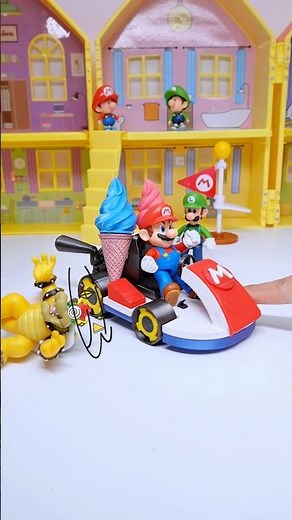 Mario Gets His Kart Back And Shouts ICE CREAM! Bowser is Stunned! 🍦🏆