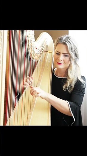 SHORT - Hallelujah - Cohen #harp #music #cover #shorts