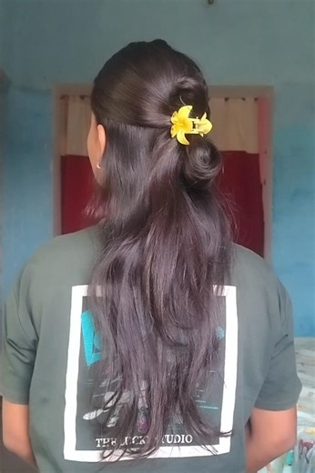 quick spring hairstyle ''#hairstyle #sorts🌼 #diyhairstyle #hair #easyhairstyle