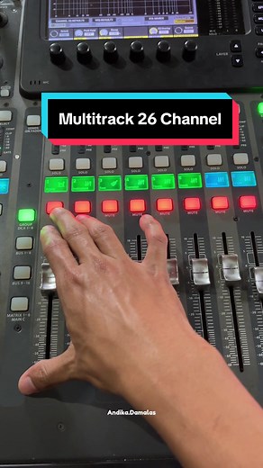 Mixing Multitrack Orkes 26 Channel dengan Behringer X32