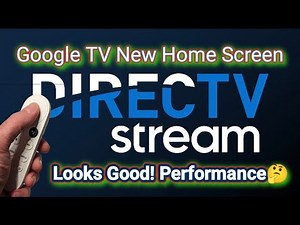 Finally Here! DirecTV Stream|New Home Screen Layout For Google TV