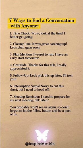 End Any Conversation Like a Pro #socialskills #communicationskills #bodylanguage