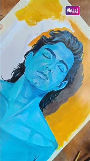 Timelapse drawing of Krishna Part 2