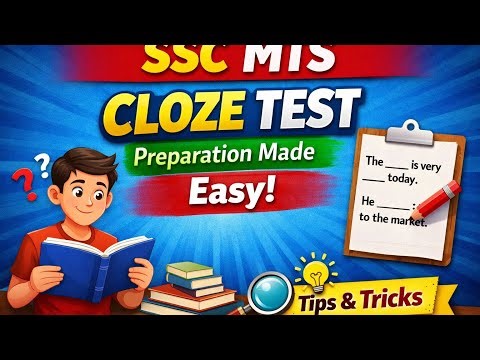 SSC MTS Cloze Test | English Cloze Test Tricks & Practice | SSC MTS 2026 l polai education hub