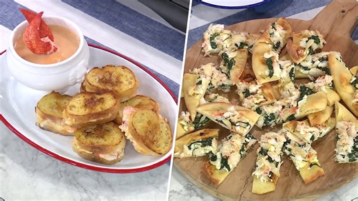 Lobster Grilled Cheese and Crab Flatbread: Get the Recipes!