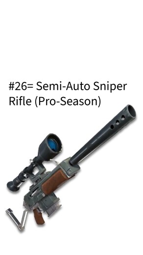 Ranking every Fortnite sniper part 1