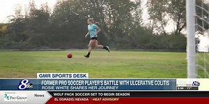 Former professional soccer player Rosie White shares her journey with Ulcerative Colitis