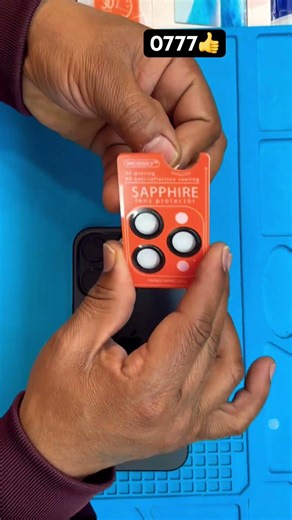 iPhone 16 pro / 16pro max camera protector ring how to apply 🔥#shortvideo #viralshort #shorts