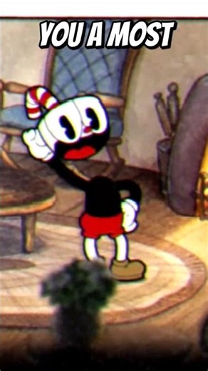 MY FIRST TIME PLAYING CUPHEAD WAS INTERESTING! #short #shorts